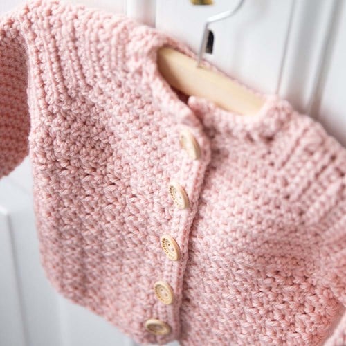 Happy Baby Cardigan Crochet Kit 061 Denim size 62-3