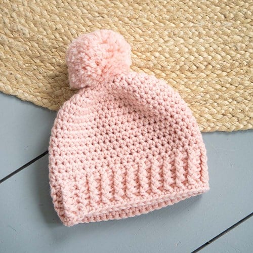 Crochet Pattern Happy Baby Hat-2