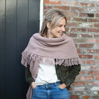 Joy Shawl Crochet Kit 096 Shark Grey-2