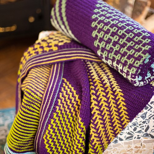 Maud Crochet - On Track Blanket Yarn Kit 1-2