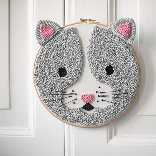 Punch Needle Pattern Yarnplaza Cat