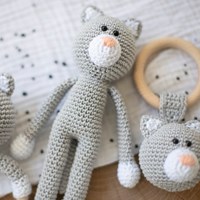 Wolplein Knuffelpopje Kat