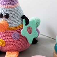 Go Handmade Teether Ring Star 78 Dark Mint-3