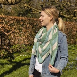 Crochet Pattern Tunisian Spring Scarf