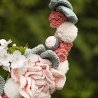 Crochet Pattern Spring Flower Wreath-2