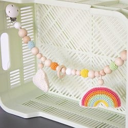 Yarnplaza Rainbow Stroller Toy Chain Crochet Kit