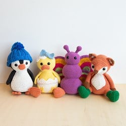 Four season Animals Crochet Kit