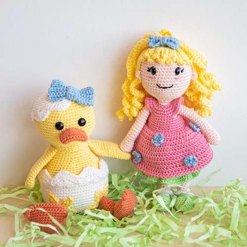 Spring duck Crochet pattern-3