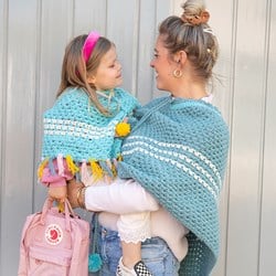 Crochet Pattern Budgetyarn Kids Poncho