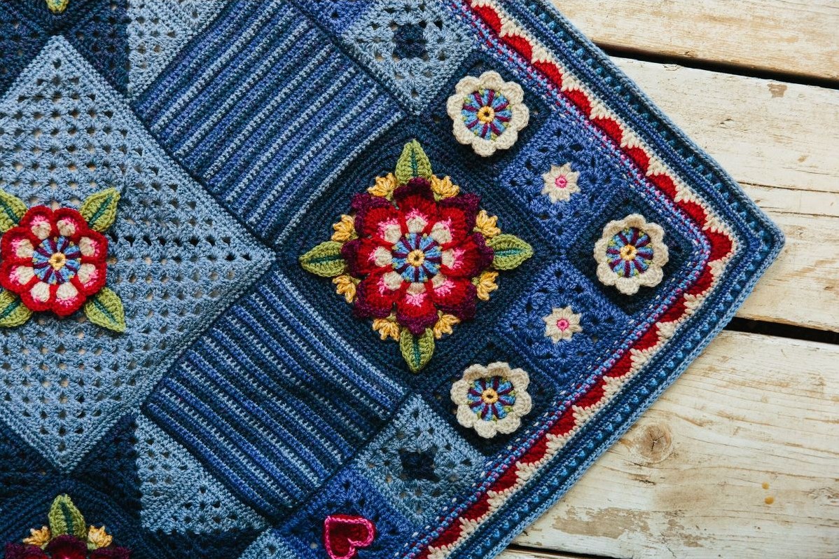 Indigo Dreams Blanket CAL Yarn Kit