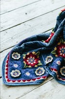 Indigo & Crimson Dreams Blanket Yarn & Crochet Kit-2