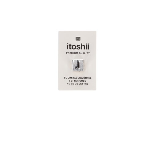 Rico Ponii Beads Character  Cube J -Silver