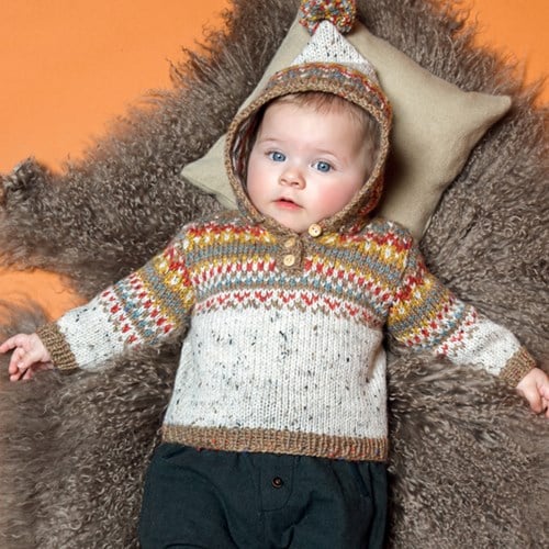 Knitting Pattern Jacquard Baby Sweater Free Knitting Patterns at Yarnplaza