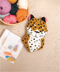 Cheetah Cushion Punch Needle Kit