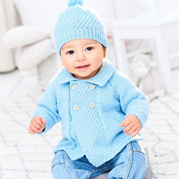 Knitting pattern Stylecraft Sweet Dreams Baby Jackets & Hat-2