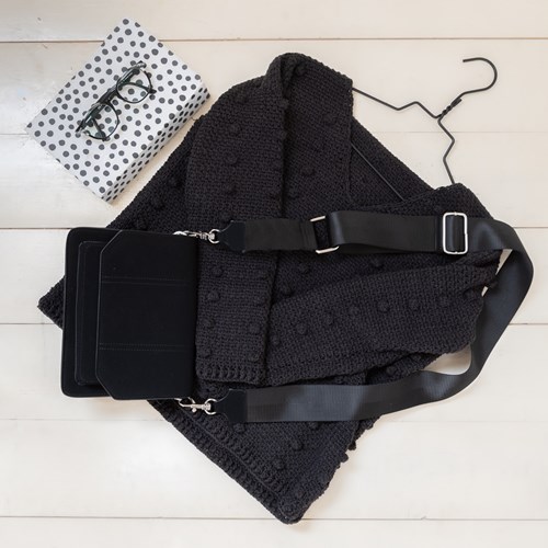 Yarn and Colors Junction Sweater Crochet Kit 099 Graphite XS