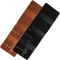 KnitPro Velora Circular Needle Case Leather Black or Brown 