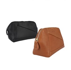 KnitPro Eden Leather Project Bag Black or Brown