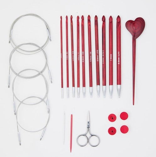KnitPro Limited edition tunisian crochet hook set Amore-2