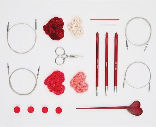 KnitPro Limited edition tunisian crochet hook set Amore-3