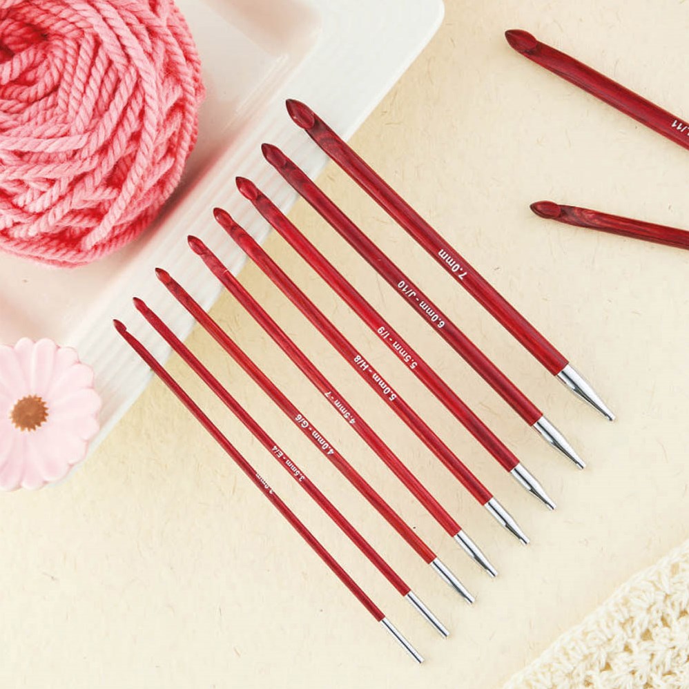 KnitPro Amore Tunisian Crochet Hook Set | Interchangeable