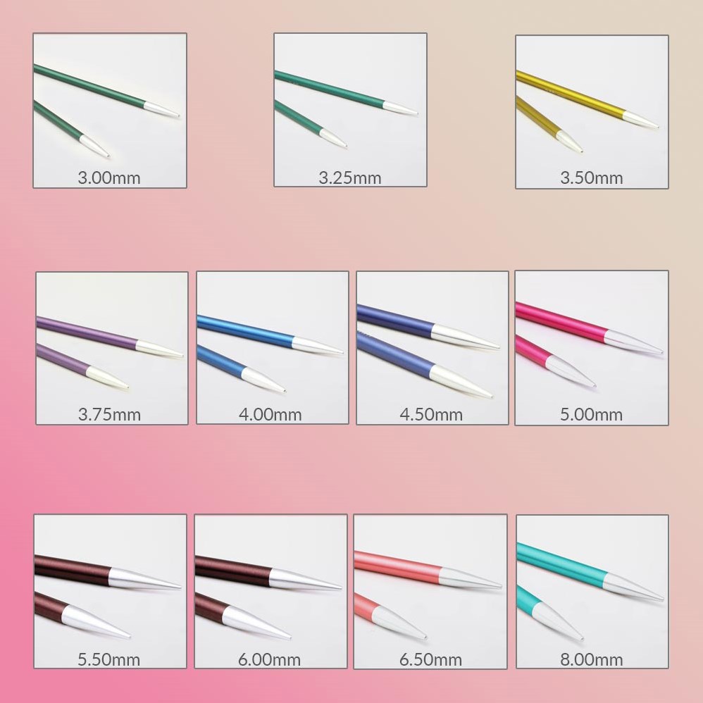 KnitPro Zing Special Regal set 10cm 3-8mm interchangeable tips