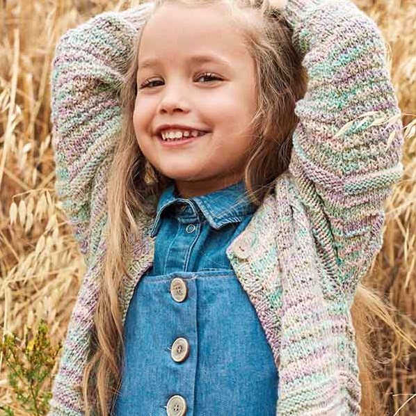 girls light blue cardigan