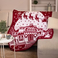 Heartwarming Hilltop Holiday House - Little Green Feather Yarn and Crochet Kit