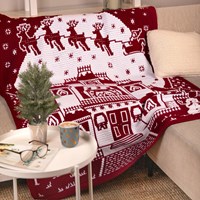 Heartwarming Hilltop Holiday House - Little Green Feather Yarn and Crochet Kit-2