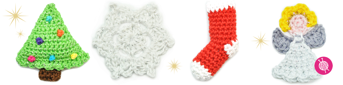 Crochet your own Christmas cards