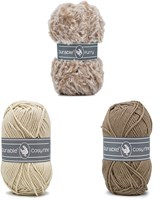 Alpaca Almina Crochet Kit 3 Brown