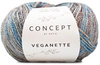 Veganette Kids Cardigan Knitting Kit 1 4 years Wine Red / Stone Grey / Blue