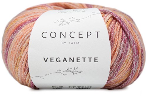 Veganette Kids Cardigan Knitting Kit 2 10 years Rose-Wine / Red-Ochre