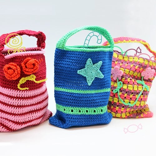 Crochet pattern children bags