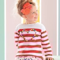Knitting Pattern Childrens' Sweater Heart