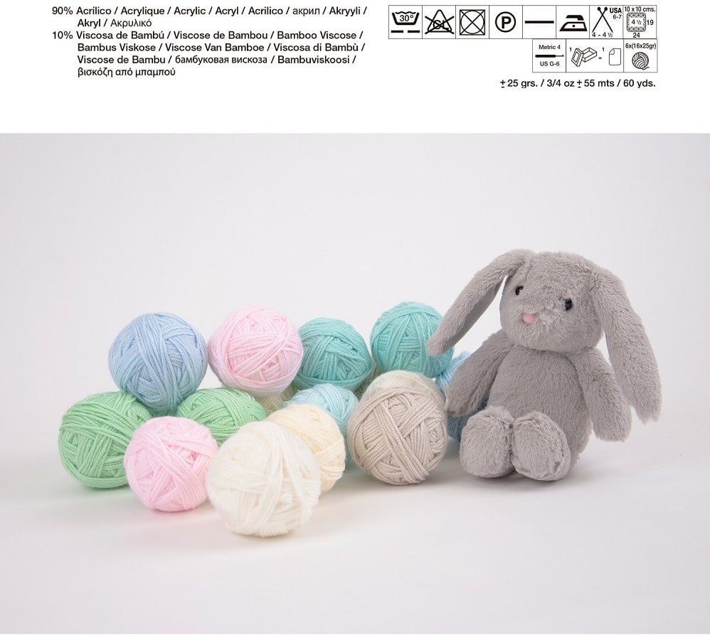 Katia Bunny Blanket Crochet Kit 