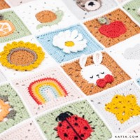 Katia CAL Mini Explorer BabyBlanket Yarn kit-3