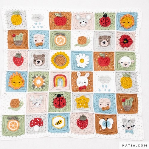 Katia CAL Mini Explorer BabyBlanket Yarn kit-2