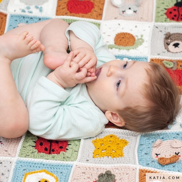 Katia CAL Mini Explorer BabyBlanket Yarn kit