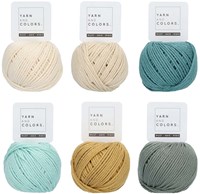 Yarnplaza Rainbow Baby Gym Crochet Kit 2 Vintage green (excluding baby gym)