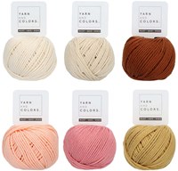 Yarnplaza Rainbow Teething Ring Crochet Kit 3 Vintage pink-2