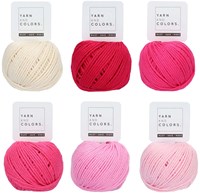 Yarnplaza Rainbow Teething Ring Crochet Kit 4 Girly-2