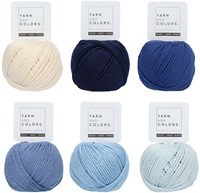 Yarnplaza Rainbow Baby Gym Crochet Kit 5 Cloudy (excluding baby gym)