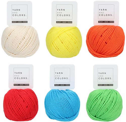 Yarnplaza Rainbow Teething Ring Crochet Kit 6 Colorful-2