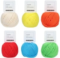 Yarnplaza Rainbow Rattle Crochet Kit 6 Colorful
