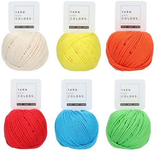 Yarnplaza Rainbow Rattle Crochet Kit 6 Colorful