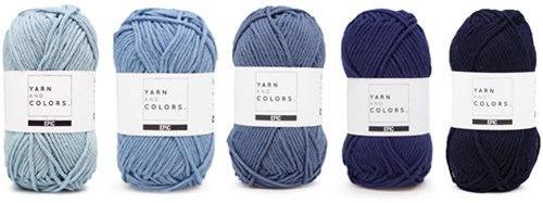 Yarnplaza Rainbow Hanging Musical Toy Crochet Kit 5 Cloudy