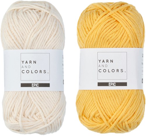 Yarn and Colors Striped Jumper Knit Knit 1 S Sunflower-3