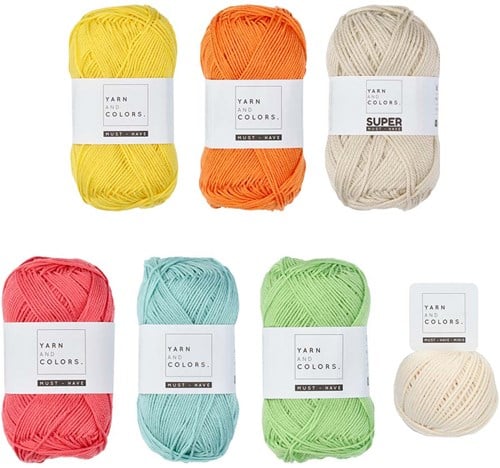Yarnplaza Rainbow Wall-Hanging Crochet Kit 1 Pastel