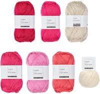 Yarnplaza Rainbow Wall-Hanging Crochet Kit 4 Girly
